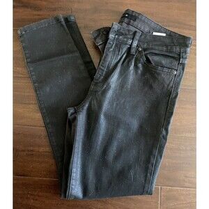 Joe's Women's Charlie MID Rise Ankle Skinny Jeans Black Size 30